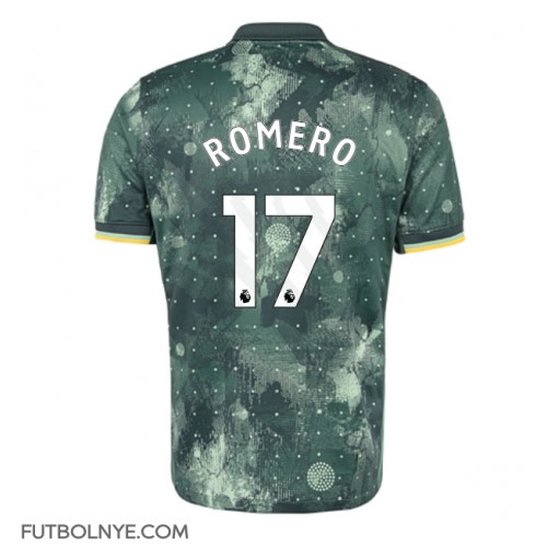 Camiseta Tottenham Hotspur Cristian Romero #17 Tercera Equipación 2024-25 manga corta